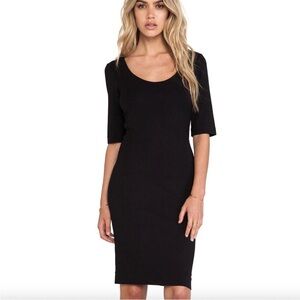 Diane Von Furstenberg - Small - DVF - Raquel Jersey Knit Sheath Dress in Black